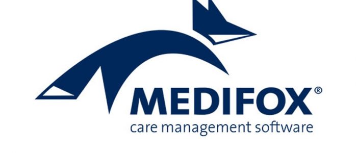 Auf diesem Bild ist das Logo der Firma Medifox zu sehen