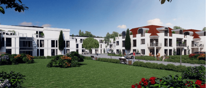 Auf dem Bild ist eines der möglichen Apartements zu sehen.