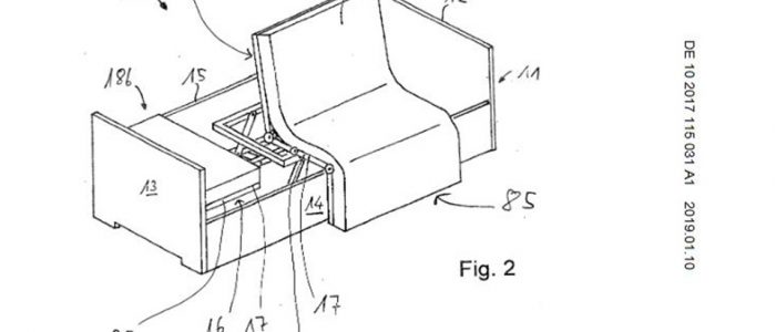 Anmelder des am 05.07.2017 angemeldeten und am 10.01.2019 offengelegten Patents ist Hans-Joachim Kleeberg, vertreten von „Rüger Abel Patent- und Rechtsanwälte“.