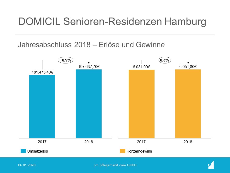 DOmicil Jahresabschluss 2018 - Erloese und Gewinne DOmicil Jahresabschluss 2018 - Erloese und Gewinne