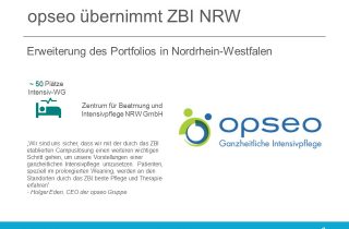 opseo uebernimmt Zentrum fuer Beatmung und Intensivpflege NRW