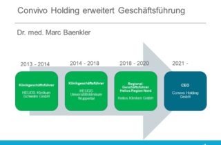 Convivo Holding mit neuem CEO