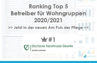 Top 5 Betreiber Wohngruppen Rang 1 Webseite Deutsche Fachpflege Gruppe
