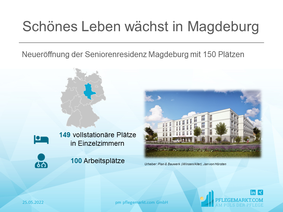 Schönes Leben mit neuem Pflegeheim in Sachsen-Anhalt Schönes Leben mit neuem Pflegeheim in Sachsen-Anhalt