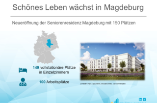 Schönes Leben wächst in Magdeburg