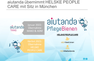 aiutanda übernimmt HELSKE PEOPLE CARE mit Sitz in München Richtigstellung