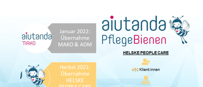 aiutanda übernimmt HELSKE PEOPLE CARE mit Sitz in München Richtigstellung