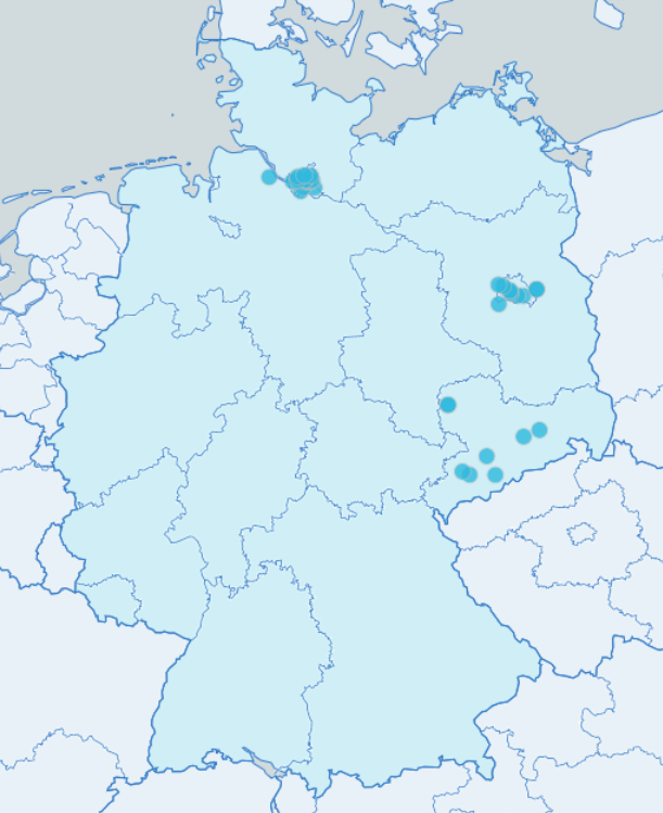 Standorte der Pflegeheime der deutsches Wohnen