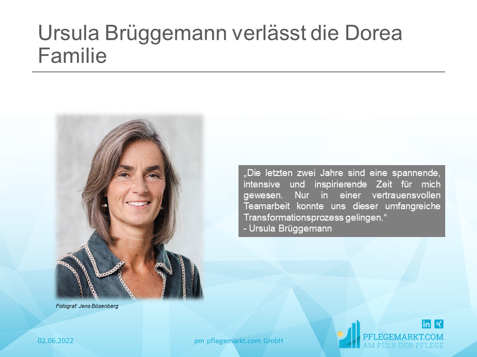 Ursula Brueggemann verlässt DOREA