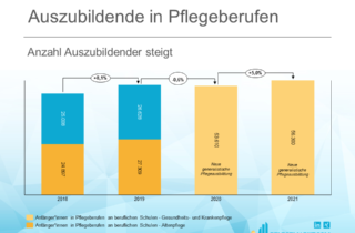 Anzahl und Statistik der Pflegeschulen - Auszubildende in Pflegeberufen