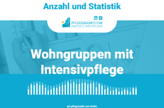 Anzahl und Statistik Wohngruppen mit Intensivpflege Titelbild