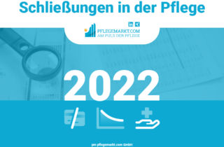 Schließungen in der Pflege 2022 Titelbild