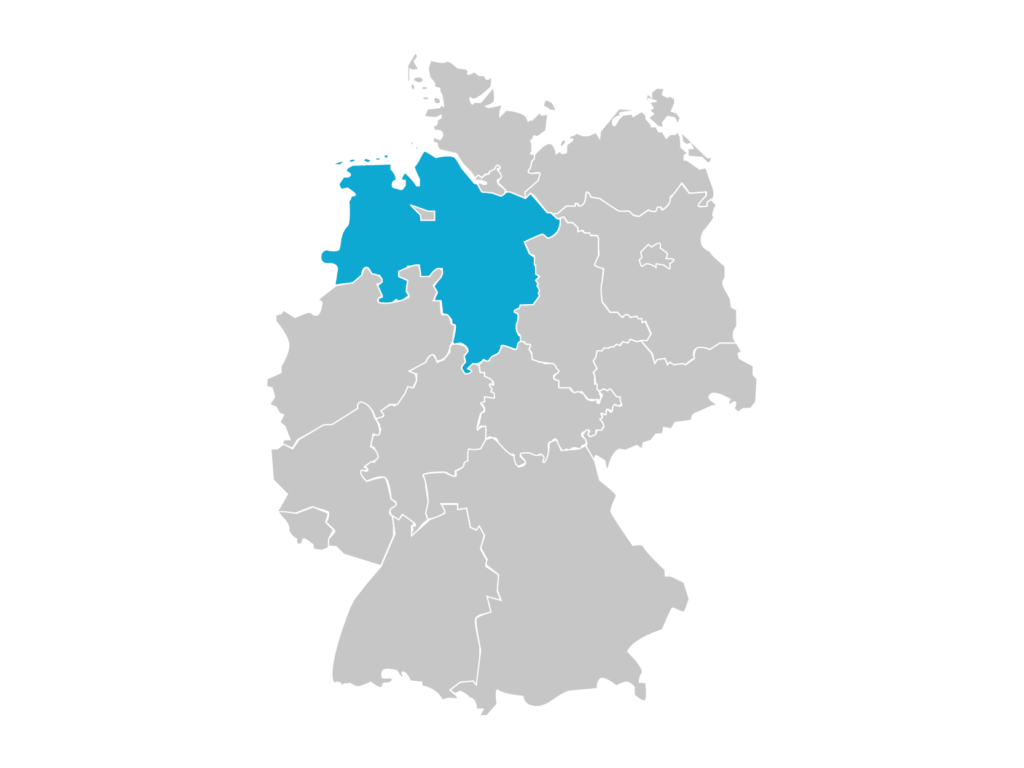 Deutschlandkarte - Niedersachsen