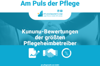 Am Puls der Pflege-Arbeitgeberbewertung anhand der Kununu-Bewertungen der größten Pflegeheimbetreiber