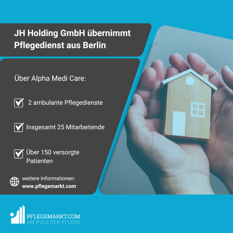 JH Holding GmbH mit Übernahme von Pflegedienst in Berlin