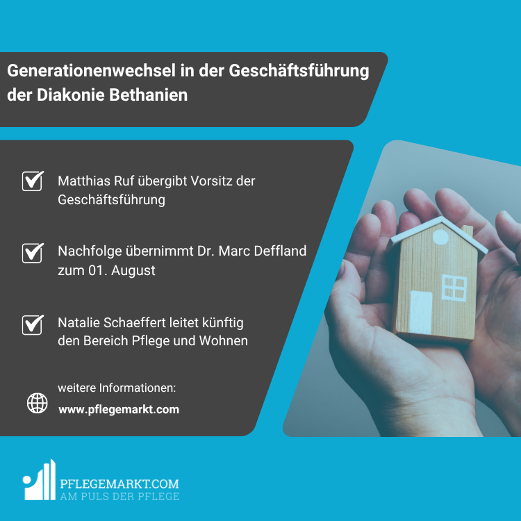 Übergabe der Geschäftsführung bei der Diakonie Bethanien