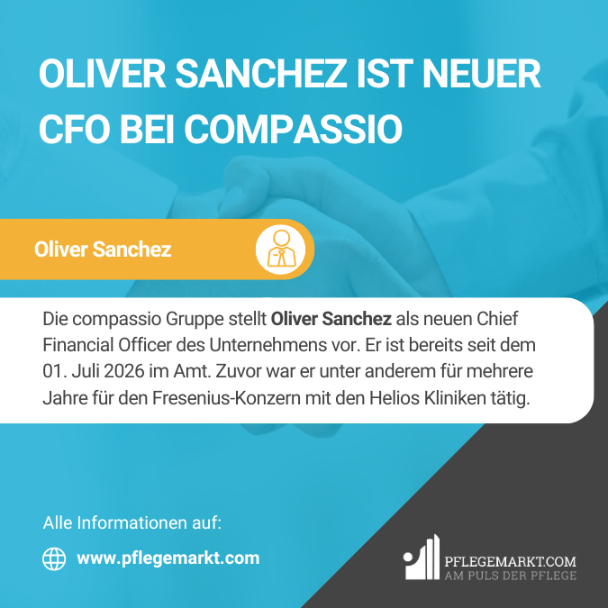 compassio mit neuem CFO Oliver Sanchez
